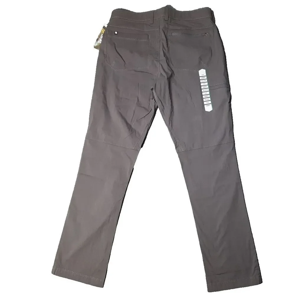 NEW Alaskan Hardgear Pants Mens 34x32 Gray Free Rein Duluth Work Hiking AKHG